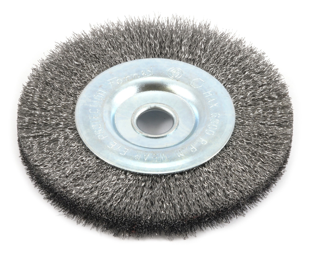Forney Wire Wheel Crimped 4 x .008 x 1/2 Arbor - Mycitystee