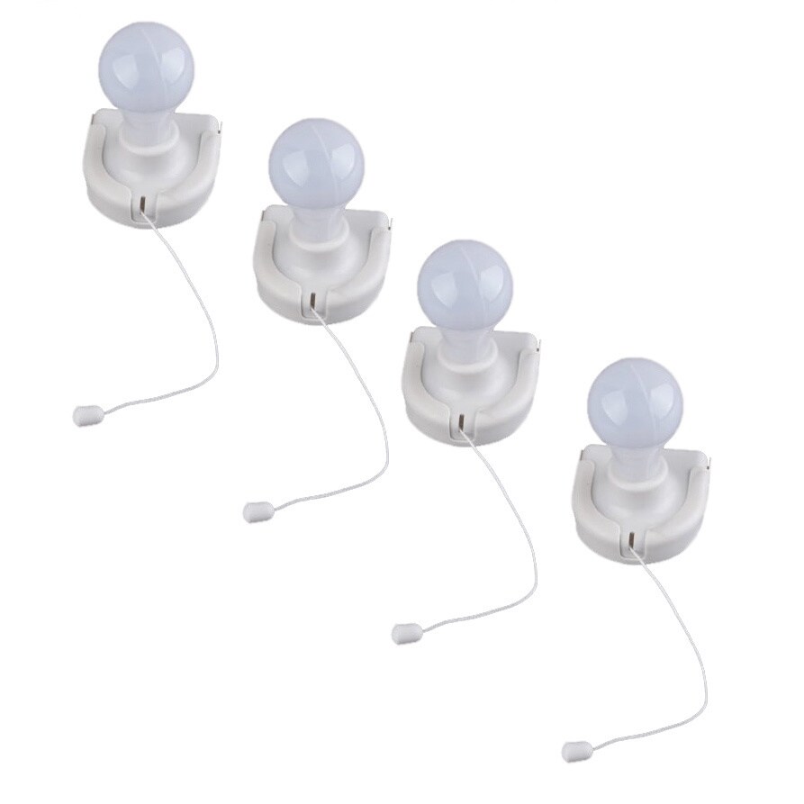 As Seen on TV LED Instant Portable Light Bulb (Set of 4) - White - Mycitystee