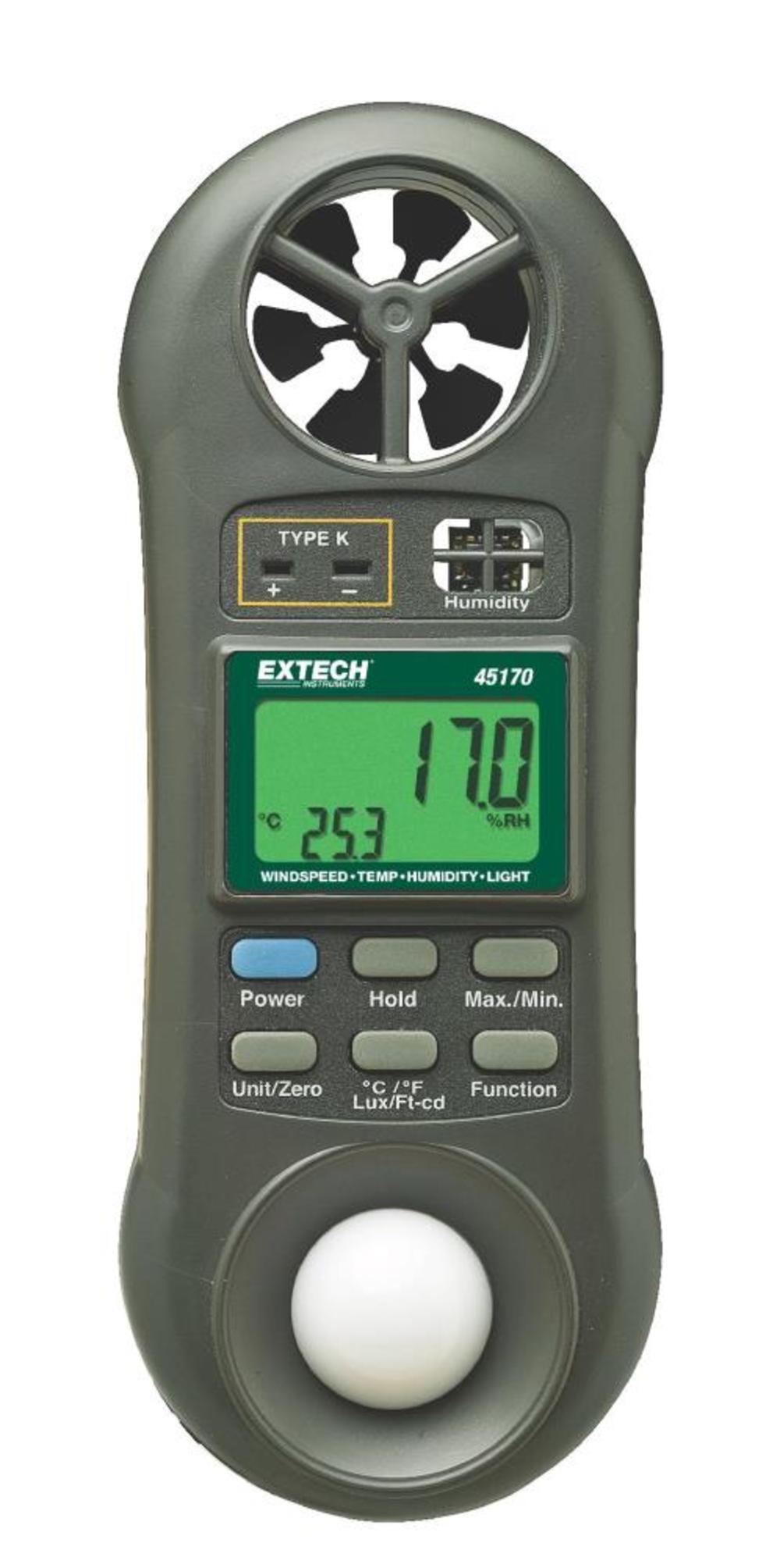 Extech Hygro Thermometer Anemometers Light Meter - Mycitystee