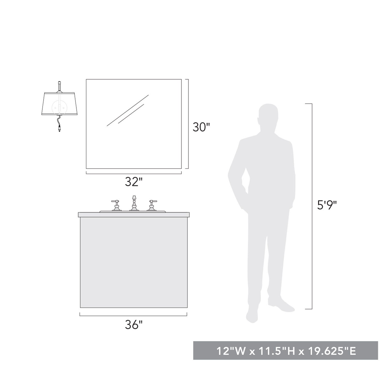 Ryleigh 1 Light Articulating Wall Sconce - 12