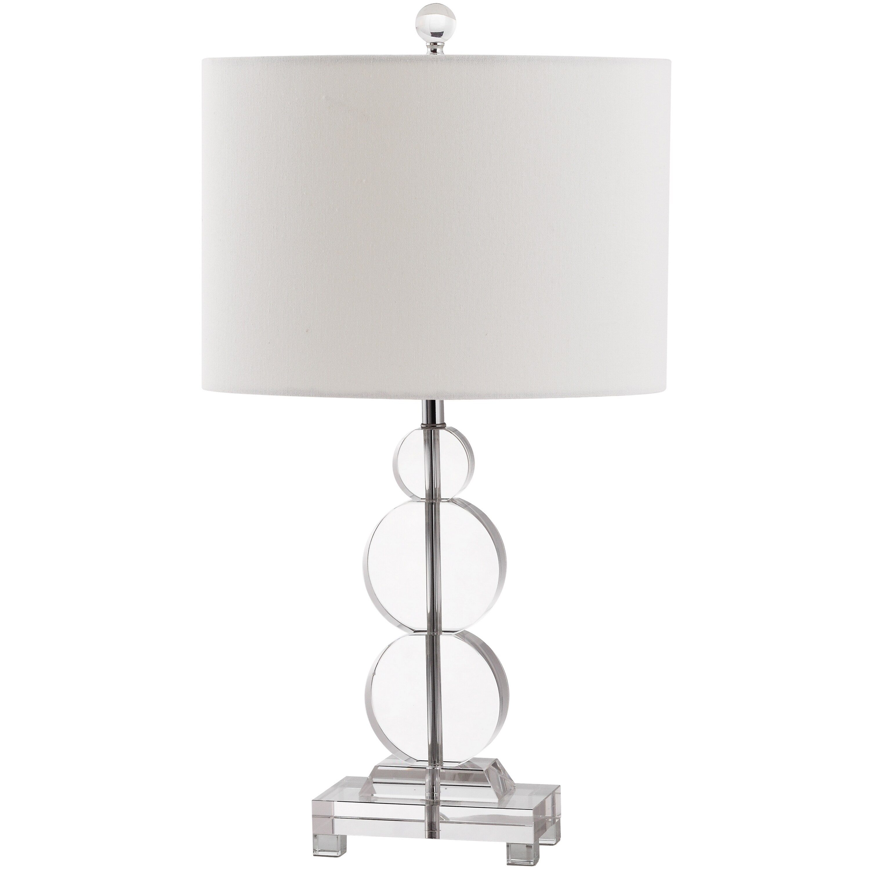 SAFAVIEH Lighting 23-inch Moira Crystal Clear Table Lamp - 13