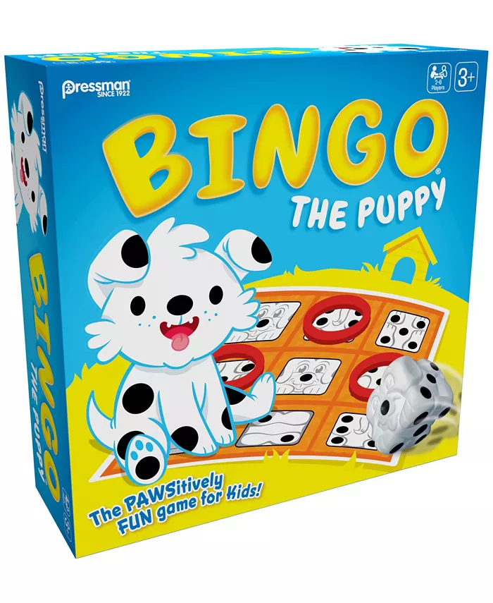 Pressman Toy Bingo The Puppy Set， 58 Piece - Mycitystee