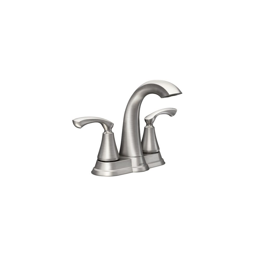 Moen Tiffin Bathroom Faucet Spot Resist Nickel 2 Handle High Arc - Mycitystee