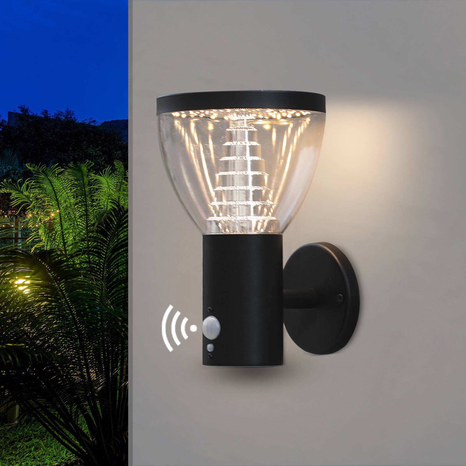 Inowel Solar Outdoor Wall Light Dusk to Dawn LED Lantern IP44 -68 Shopping - The Best Deals on Outdoor Wall Lanterns | 40769287 - Mycitystee