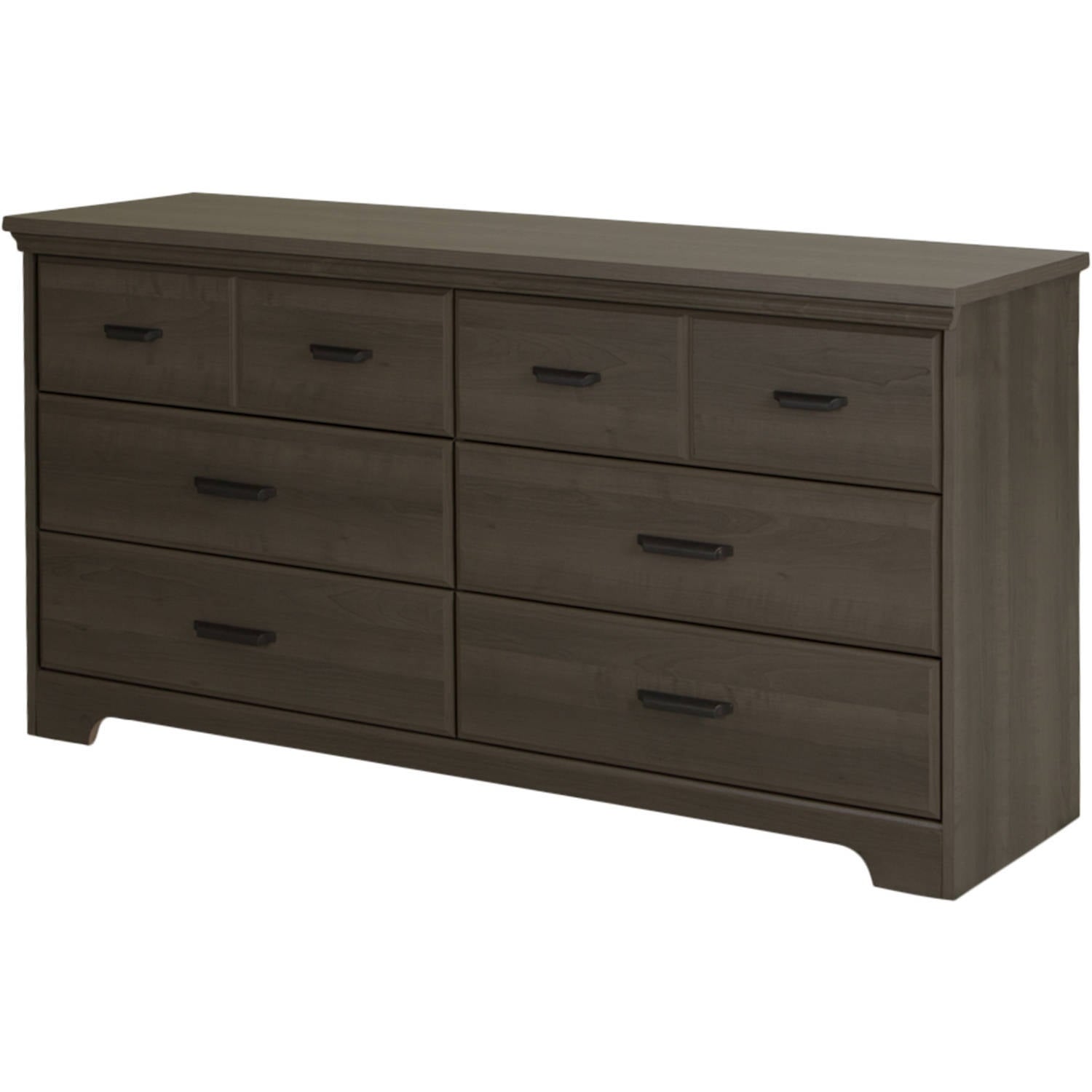 Versa 6-Drawer Double Dresser， Gray Maple - - 36293783 - Mycitystee