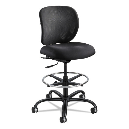Safco Vue Heavy-Duty Extended-Height Stool， Supports Up to 350 lb， 23