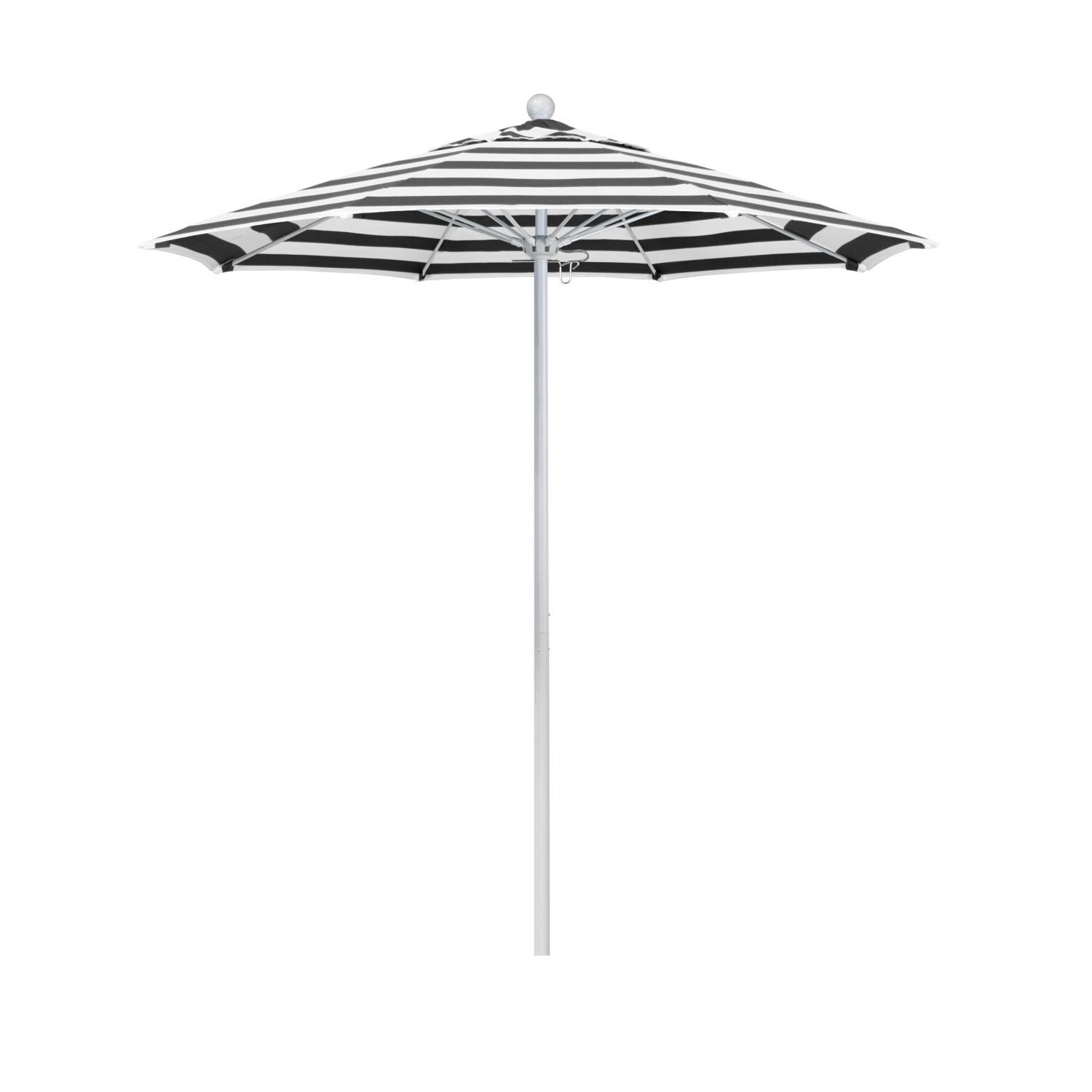 California Umbrella Venture Series 7.5 Ft Octagonal Aluminum Patio Umbrella W/ Push Lift and Fiberglass Ribs - Mycitystee