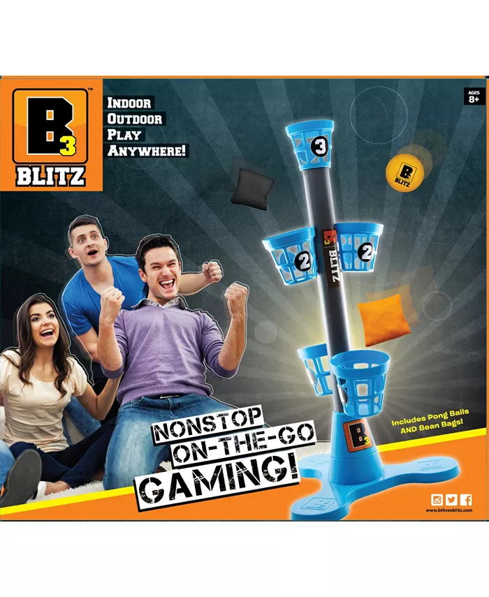 CMON B3 Blitz Bean Bag and Pong Ball Toss Indoor Party Game - Mycitystee