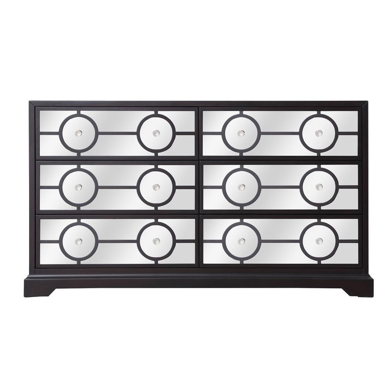 60 in. 6 Drawer Mirrored Cabinet - - 25458827 - Mycitystee
