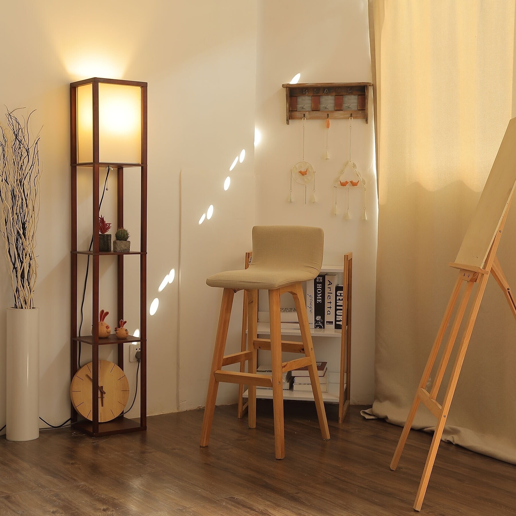 CO-Z LED 3-shelf Etagere Floor Lamp - Mycitystee
