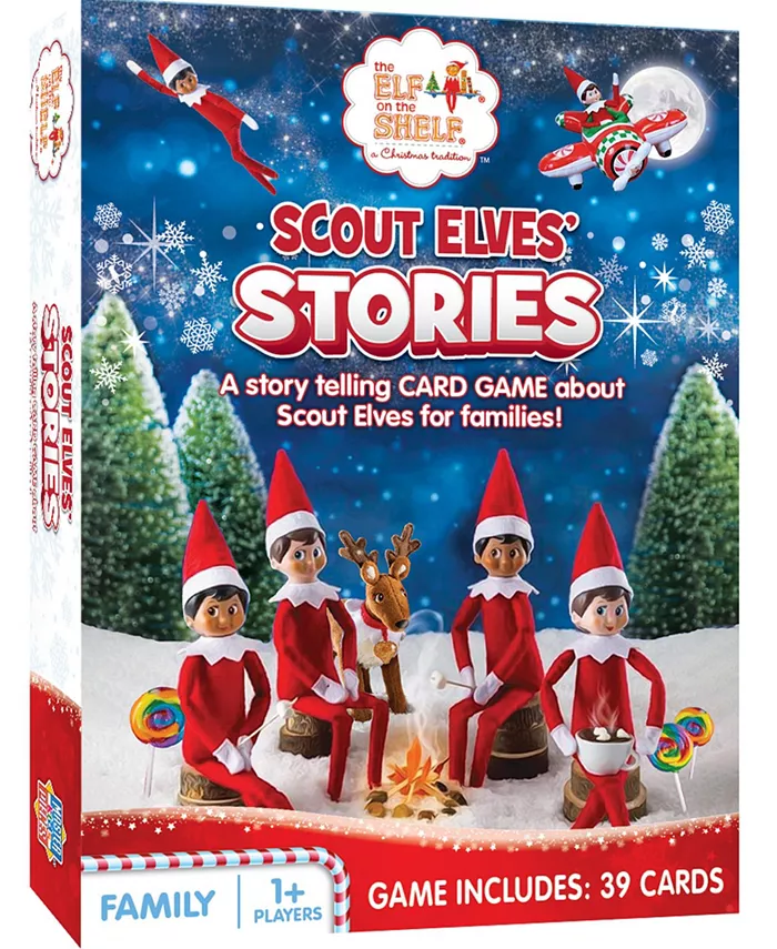 MasterPieces Puzzles Elf on the Shelf - Scout Elves Story Kids and Family Card Game - Mycitystee