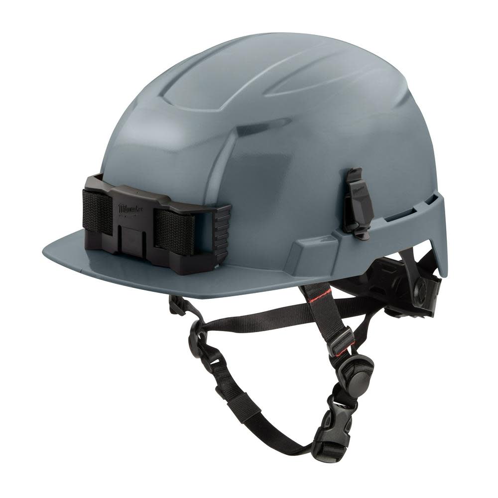 Milwaukee Gray Front Brim Helmet with BOLT - Type 2 Class E 48-73-1337 from Milwaukee - Mycitystee