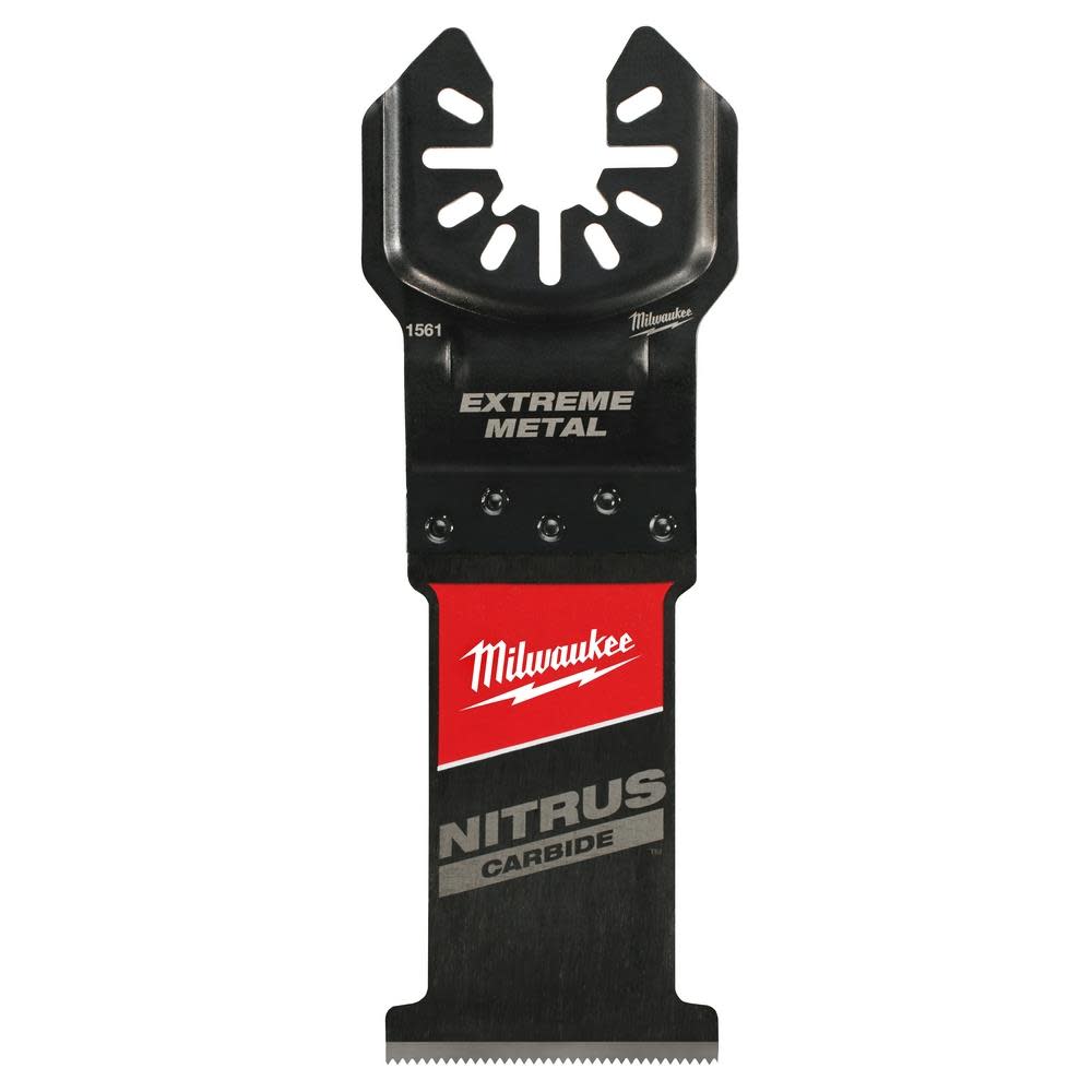Milwaukee NITRUS CARBIDE Extreme Metal Universal Fit OPEN LOK Multi Tool Blade 1pk 49-25-1561 from Milwaukee - Mycitystee