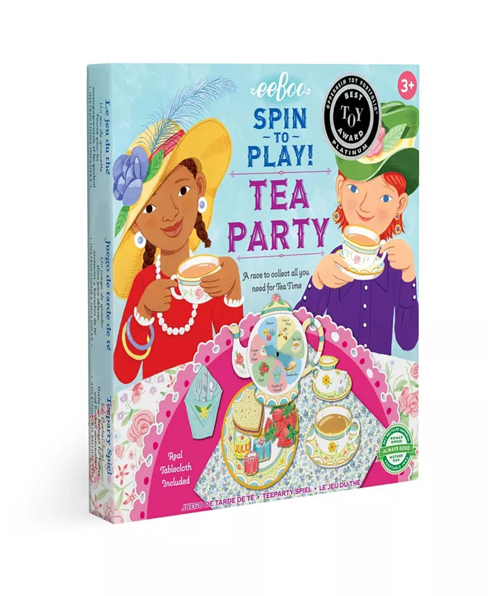 Eeboo Tea Party Spinner Game - Mycitystee