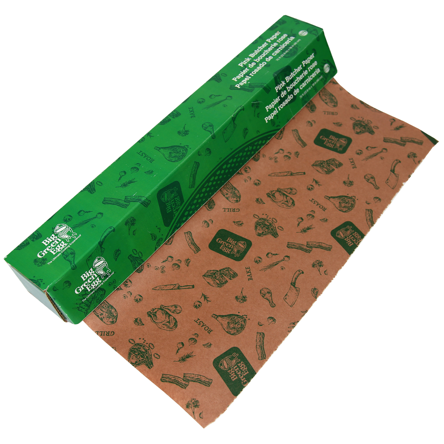 Big Green Egg Natural Wood BBQ Butcher Paper Roll 75 ft. L X 18 in. W - Mycitystee