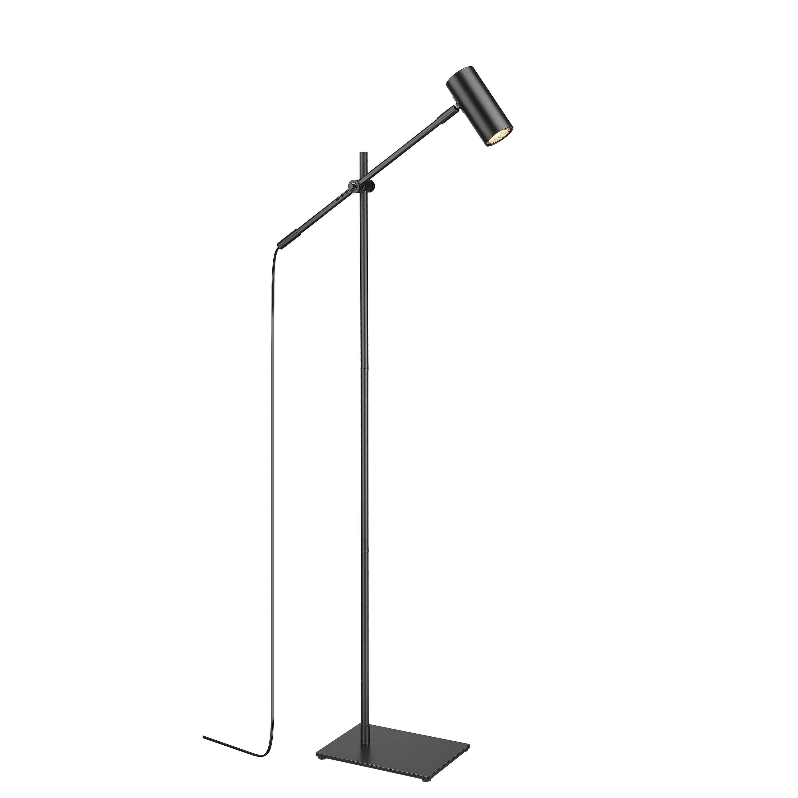 Calumet 1 Light Floor Lamp - Matte Black - Mycitystee