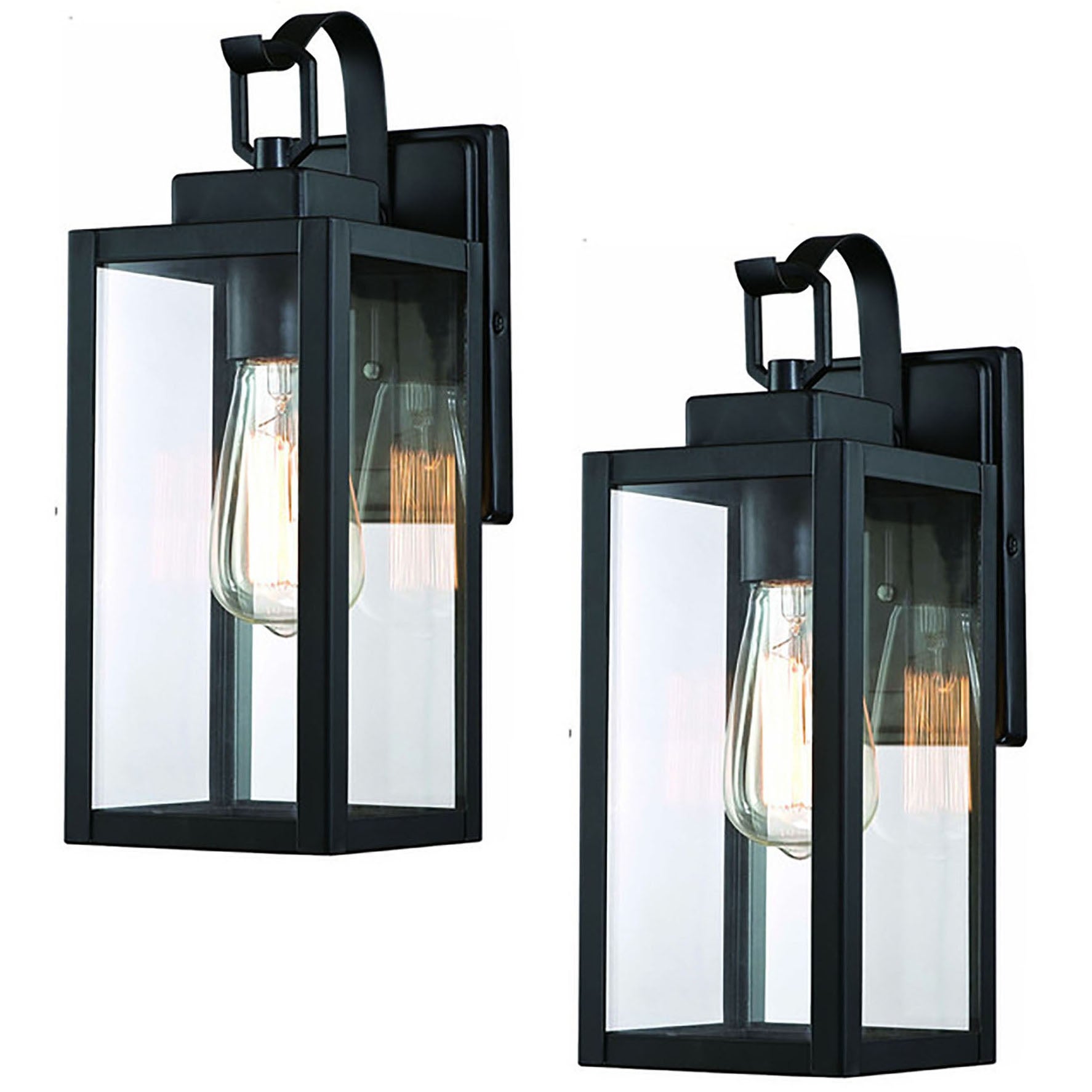 2-Pack 1-Light Outdoor Wall Sconce - Mycitystee