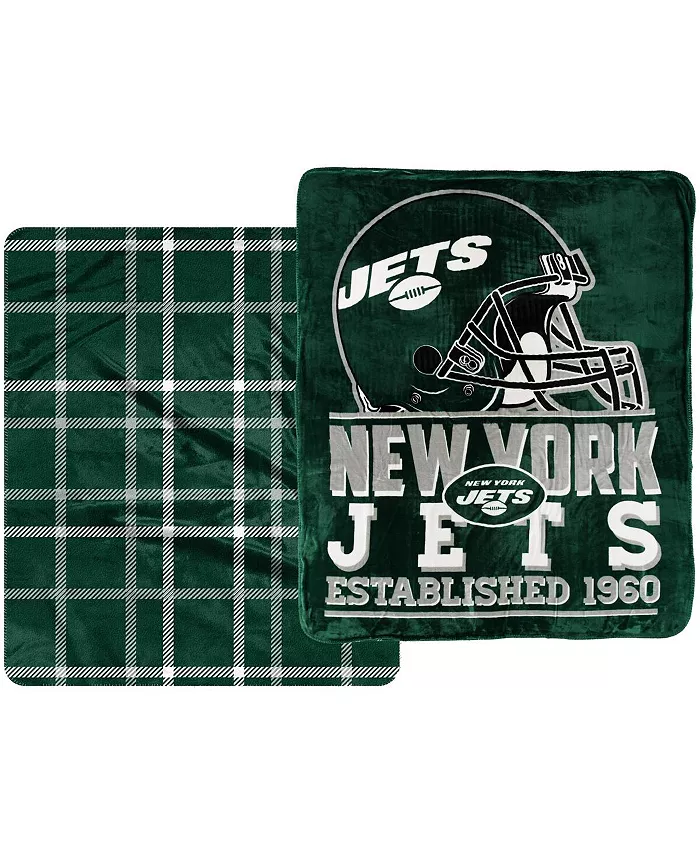 Northwest Company The New York Jets 60'' x 70'' Home Field Cloud Plush Throw Blanket - Mycitystee