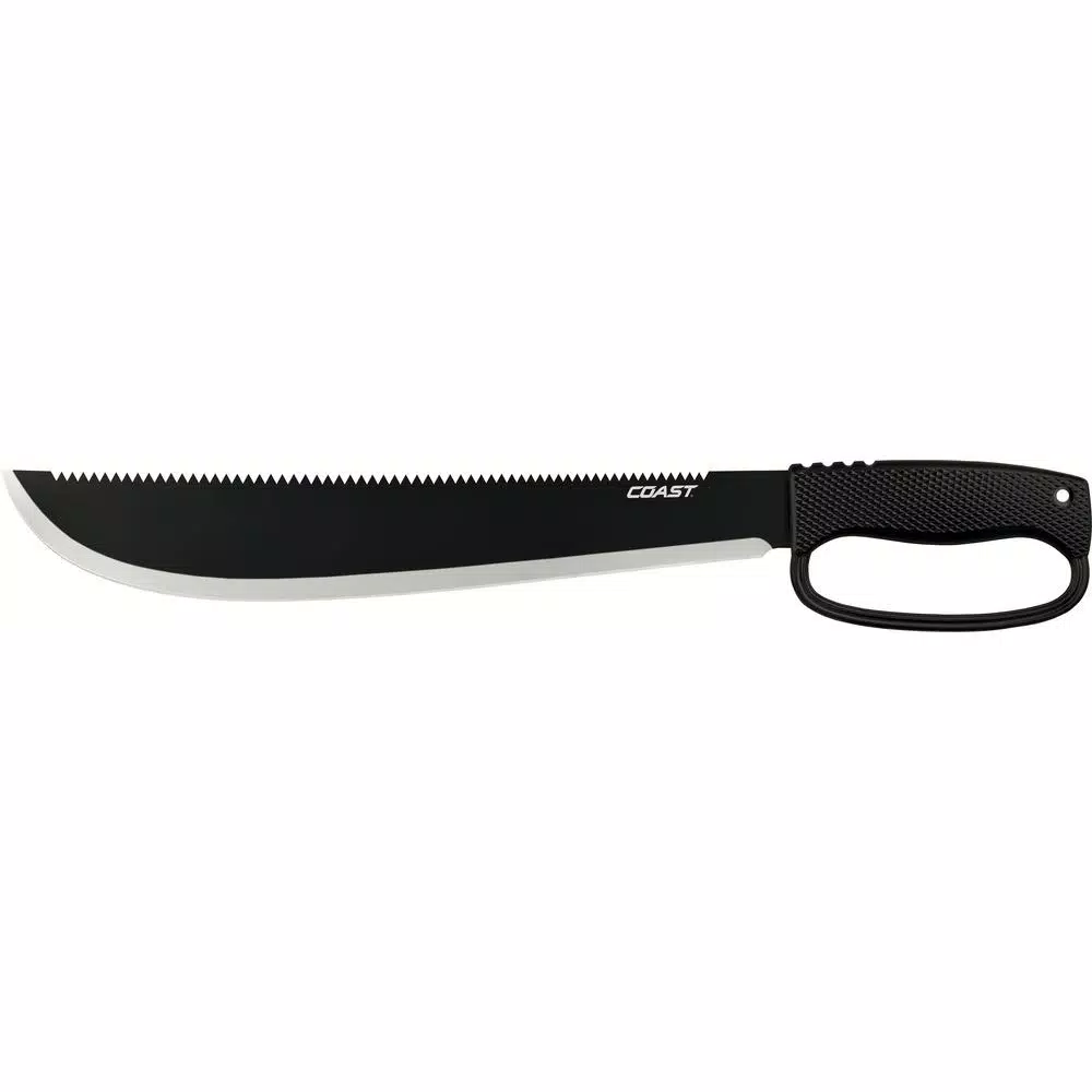 Coast F1400 14 in. Full-Tang Stainless Steel Machete with Nylon Sheath and#8211; XDC Depot - Mycitystee