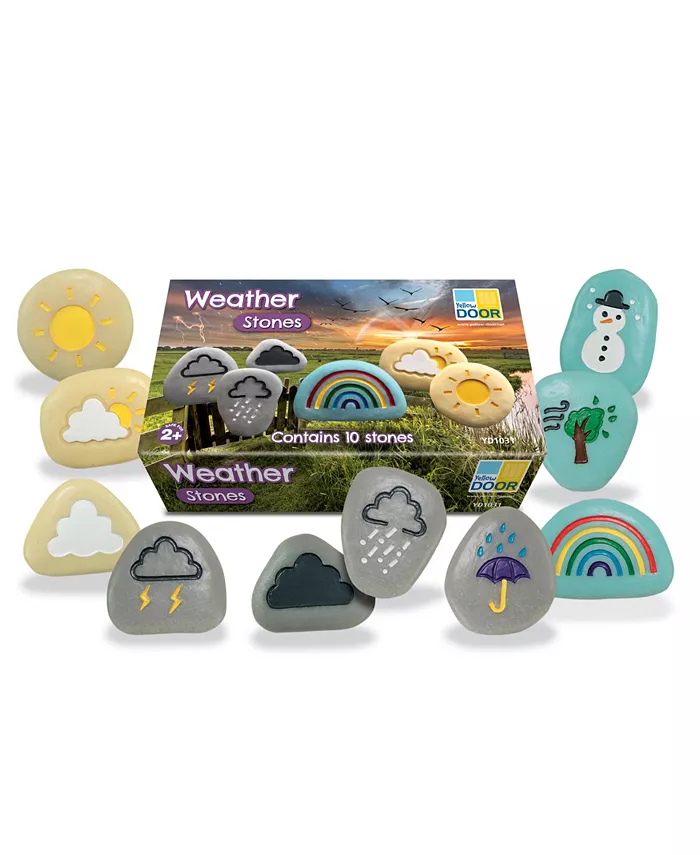 Yellow Door Weather Stones， Set of 10 - Mycitystee