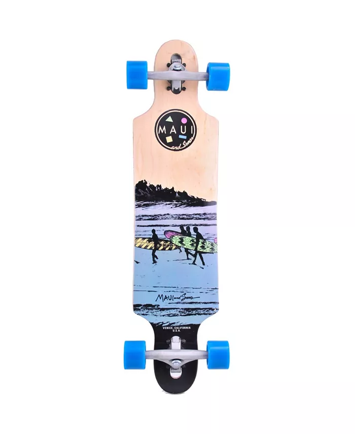 Maui and Sons Drop Through Search 4 Surf Skate Board - Mycitystee