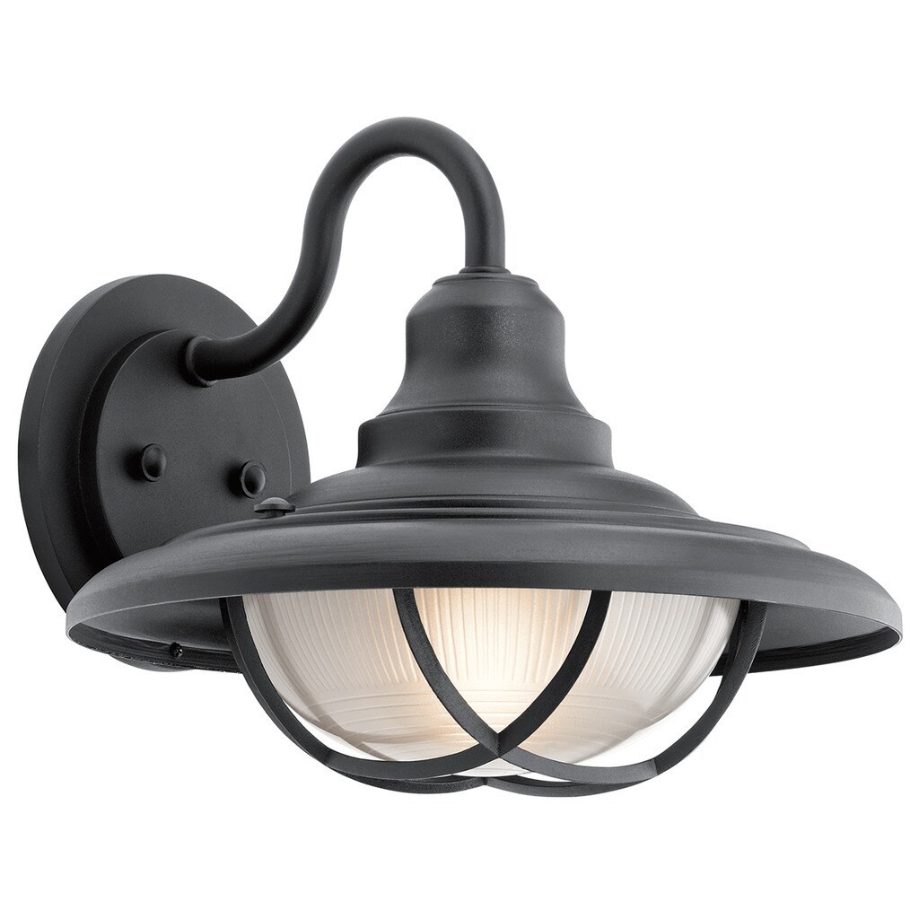 Kichler Lighting Harvest Ridge Collection 1-light Textured Black Wall Sconce Shopping - The Best Deals on Outdoor Barn Lights | 20403434 - Mycitystee