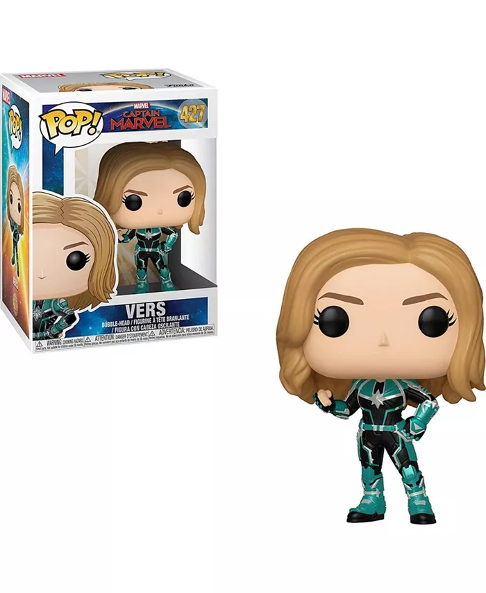 Funko Marvel Captain Marvel POP Vinyl Figure | Vers Unmasked - Mycitystee