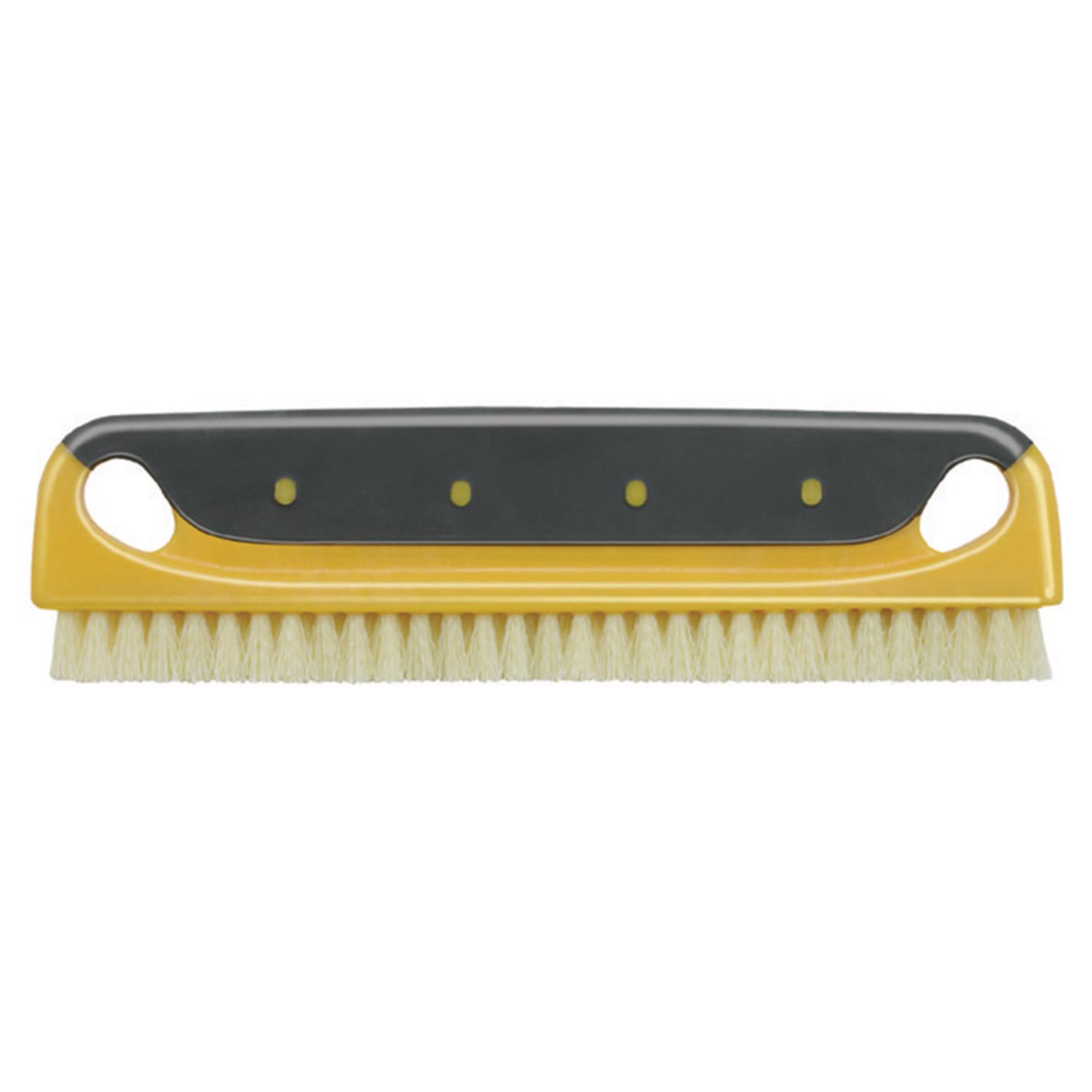 Allway 3/4 in. W X 12 in. L Black/Yellow Polypropylene Smoothing Brush - Mycitystee