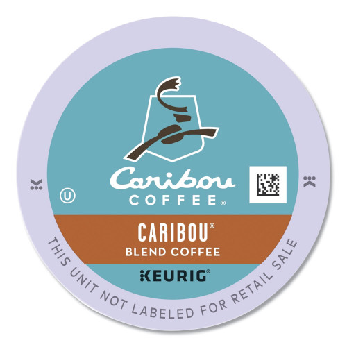 Caribou Coffee Caribou Blend Coffee K-Cups， 96/Carton (6992CT) - Mycitystee