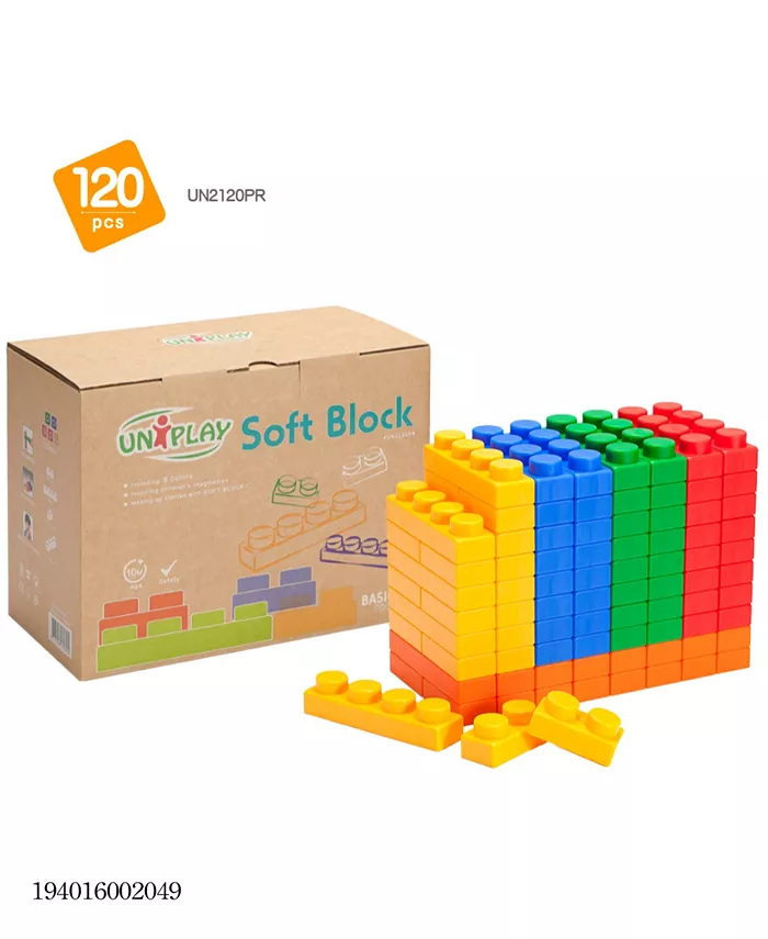 UNiPLAY  40 Larg and 80 Small Basic Series 120 Piece Set - Mycitystee