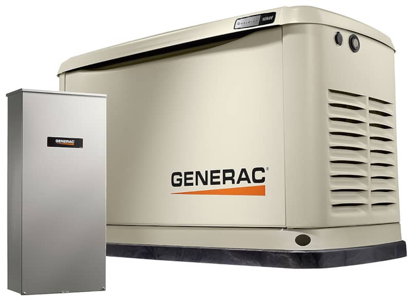Generac Guardian 10KW Home Backup Generator With 16-Circuit Transfer Switch WiFi Enabled - Mycitystee