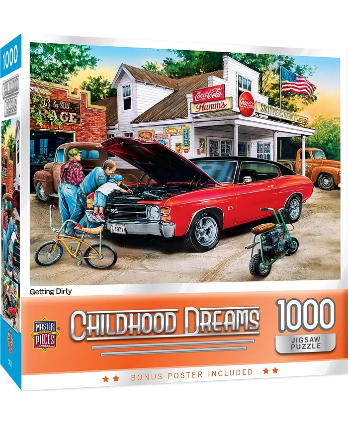 MasterPieces Puzzles MasterPieces 1000 Piece Jigsaw Puzzle - Getting Dirty - Mycitystee