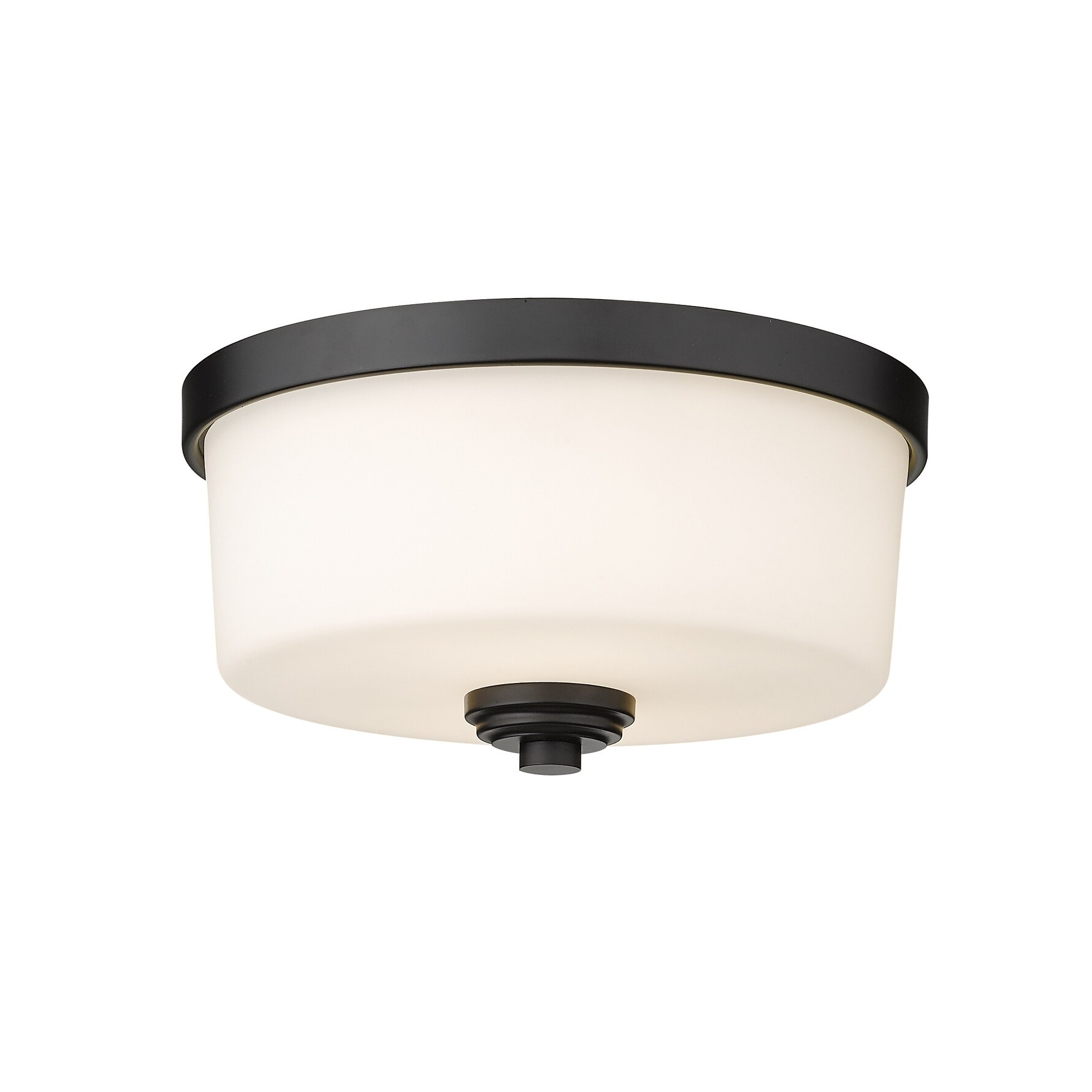 Arlington 2 Light Flush Mount - Matte Black - Mycitystee