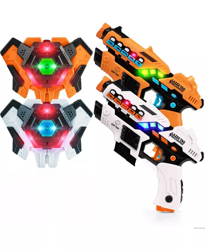 USA Toyz Rechargeable Toy Blaster Game for Kids - 2 Pack - Mycitystee