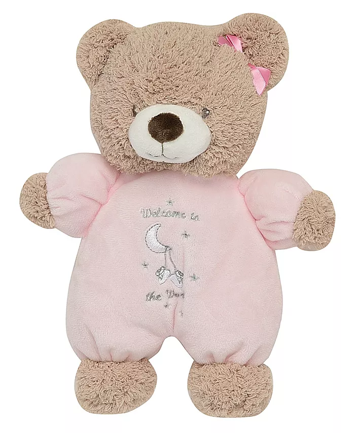 Little Me Baby Girls Welcome to the World Plush Bear - Mycitystee