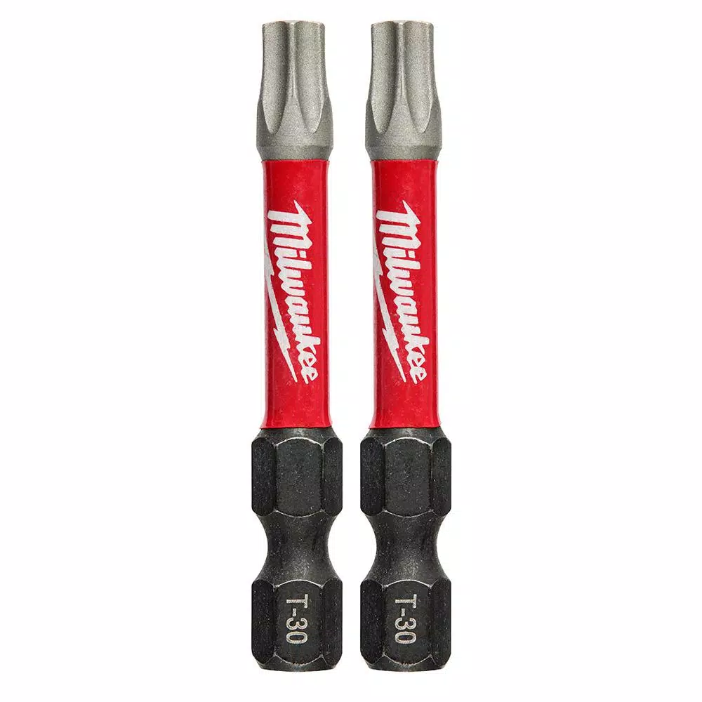Milwaukee Shockwave T30 Torx 2 in. Power Bit (2-Pack) and#8211; XDC Depot - Mycitystee