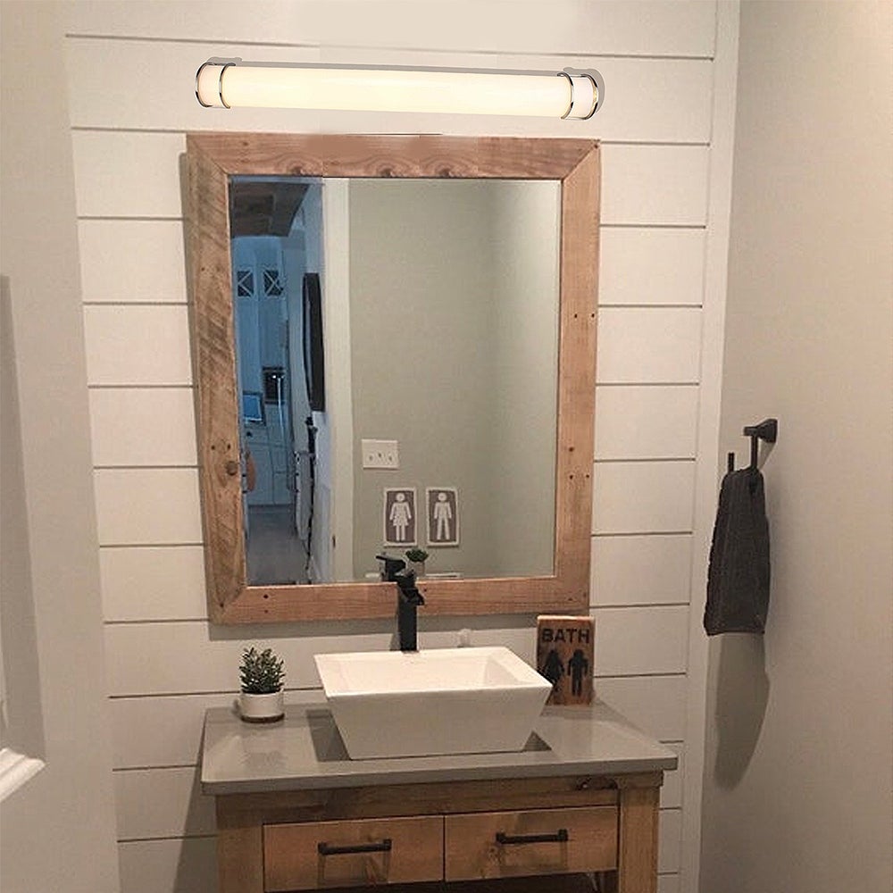 1-Light Chrome Bath Bar - Mycitystee