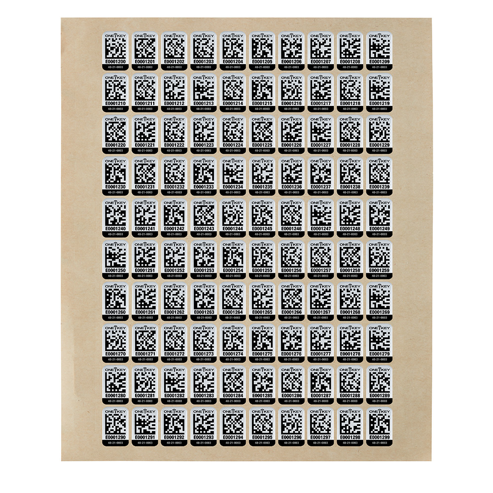 Milwaukee ONE-KEY Asset ID Tag Small for Metal Surface (100pc) 48-21-0003 from Milwaukee - Mycitystee
