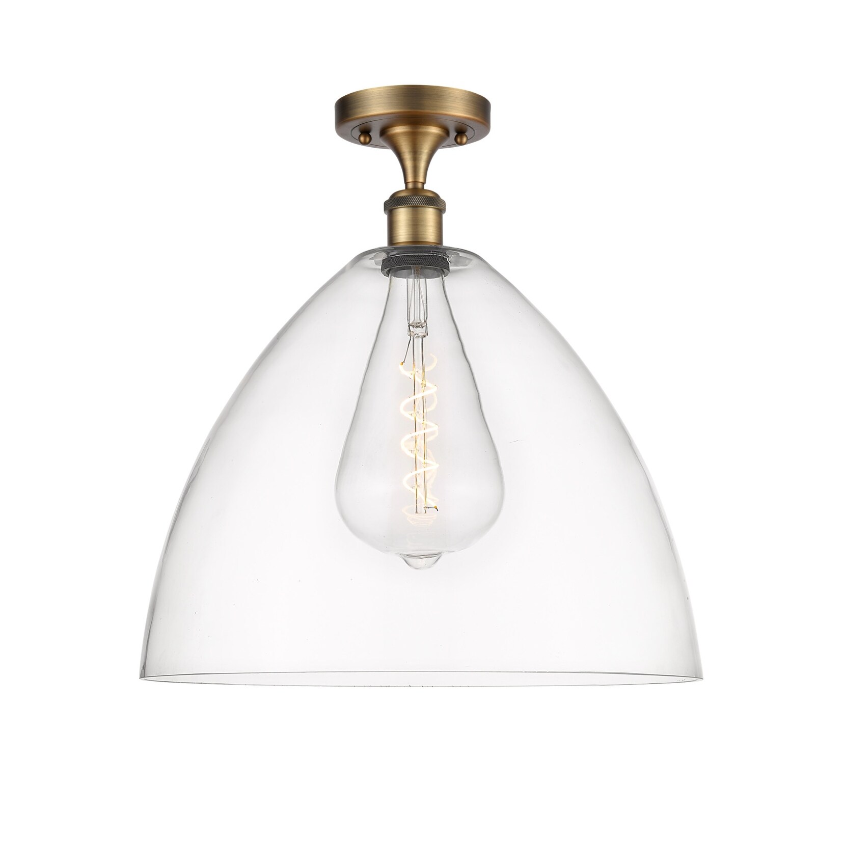 Innovations Lighting 516-1C-19-16 Bristol Semi-Flush Bristol Glass 16