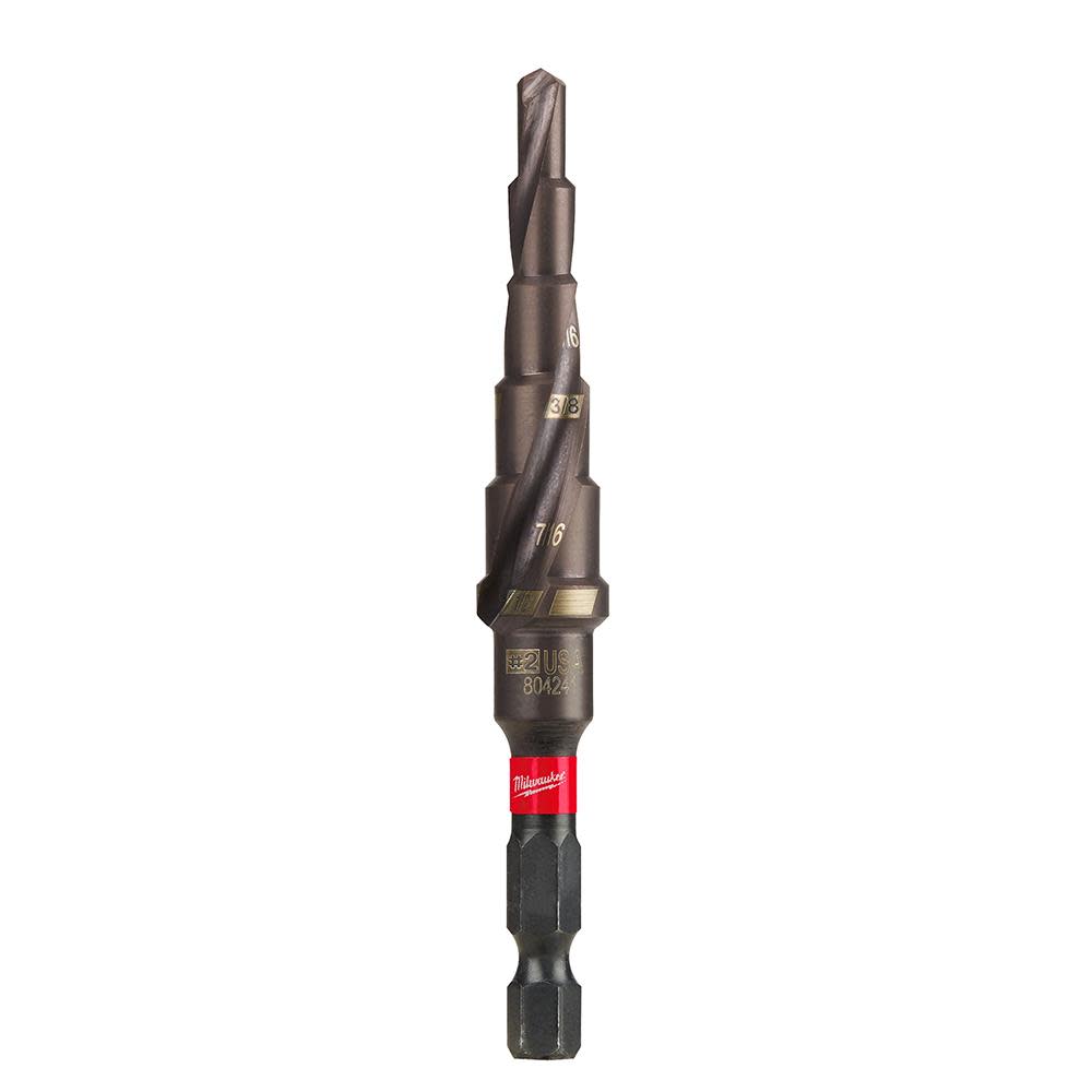 Milwaukee SHOCKWAVE Impact Duty Step Bit #2 3/16 - 1/2 in. 48-89-9242 from Milwaukee - Mycitystee