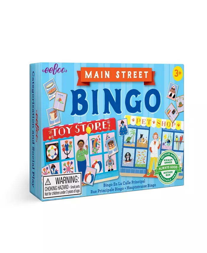 Eeboo Main Street Little Bingo Game - Mycitystee