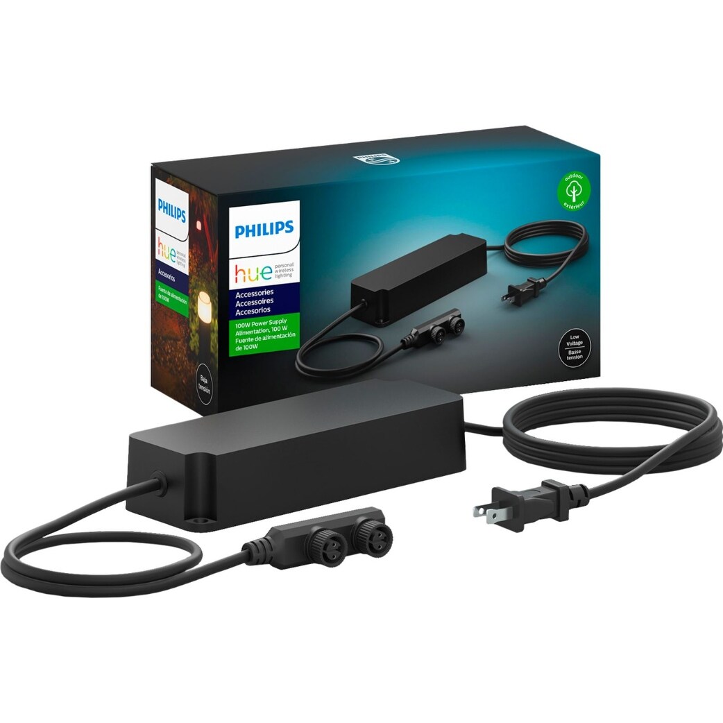 Philips Hue Outdoor 100W Power Supply， Black - Mycitystee