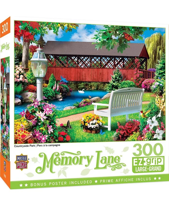 MasterPieces Puzzles Memory Lane - Countryside Park  300 Piece Puzzle By Alan Giana - Mycitystee