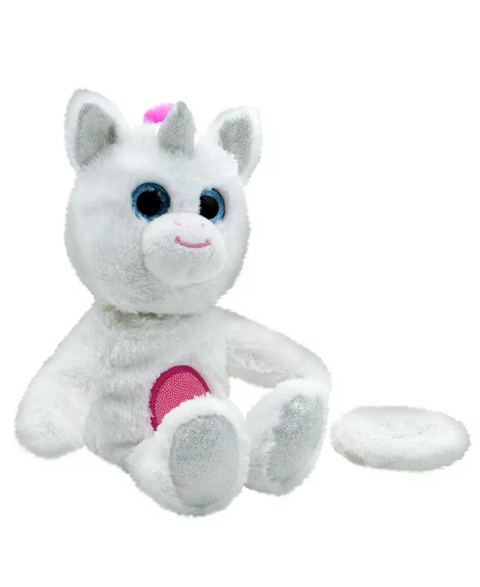 First and Main Boggles Take-Along， Chat-Back Plush， Talking Stuffed Character， White Unicorn - Mycitystee