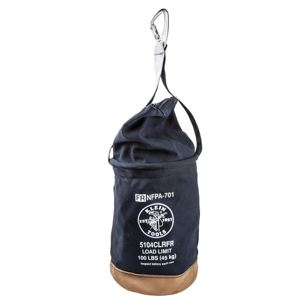 Klein Tools Flame-Resistant Canvas Bucket w/Top 5104CLRFR from Klein Tools - Mycitystee