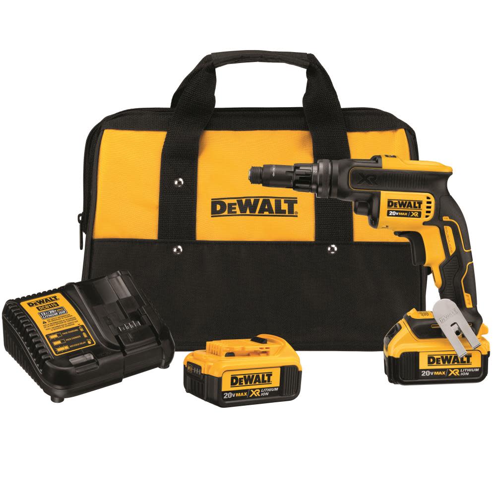 DEWALT 20 V MAX* XR Versa-Clutch Adjustable Torque Screwgun Kit DCF622M2 from DEWALT - Mycitystee