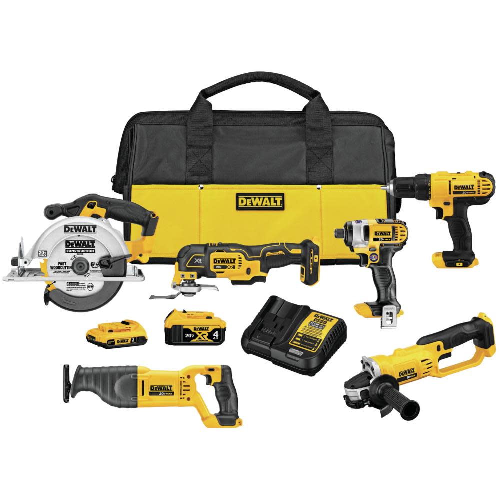 DEWALT 20V 6 Tool Combo Kit DCK661D1M1 from DEWALT - Mycitystee