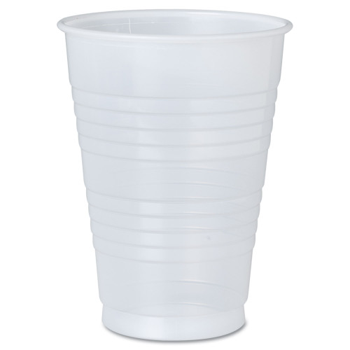 Dart High-Impact Polystyrene Cold Cups， Perfect Pak， 12 oz， Translucent， 500/Carton (Y12TPFTPK) - Mycitystee