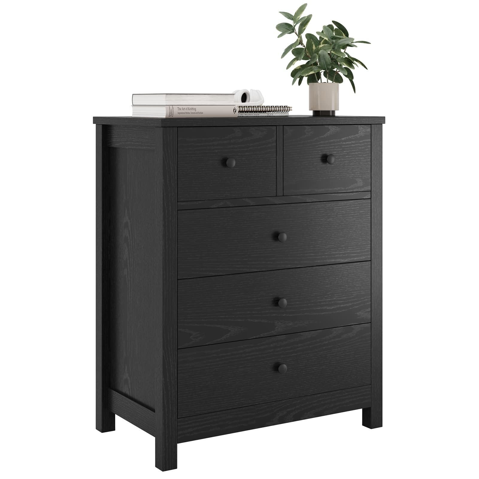 Dresser for Bedroom with 5 Drawers - - 37980821 - Mycitystee