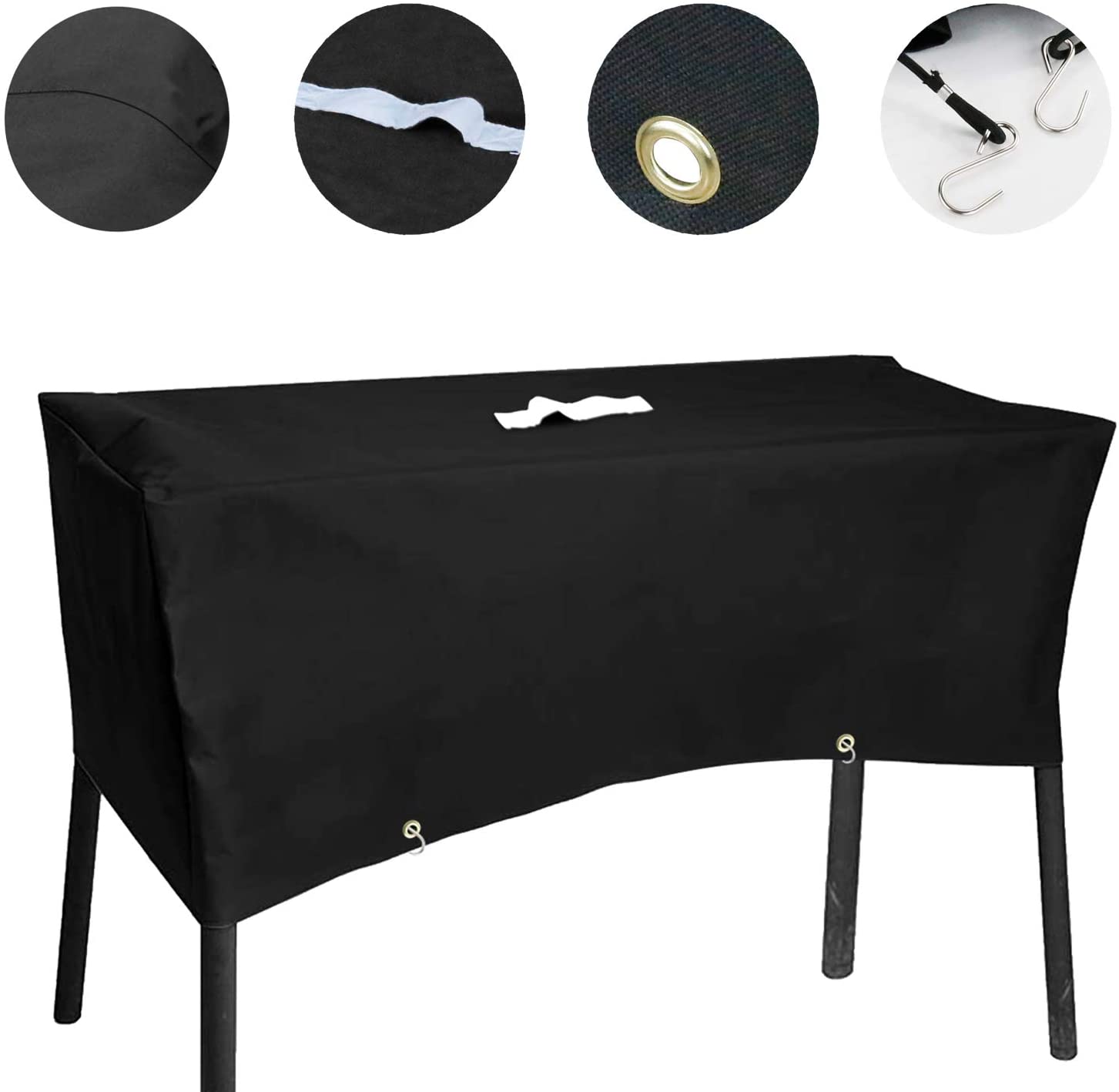 Patio Stove Cover for Camp Chef 3 Burner 43L x 16.5W x 15.75H TB90LW, TB90LWG, TB90LWG15, SPG90B, DB90D - Mycitystee